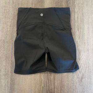 Lululemon Black Biker Shorts